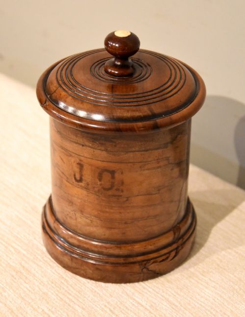 TREEN SPICE OR TOBACCO JAR - ADDITIONAL PHOTO 4