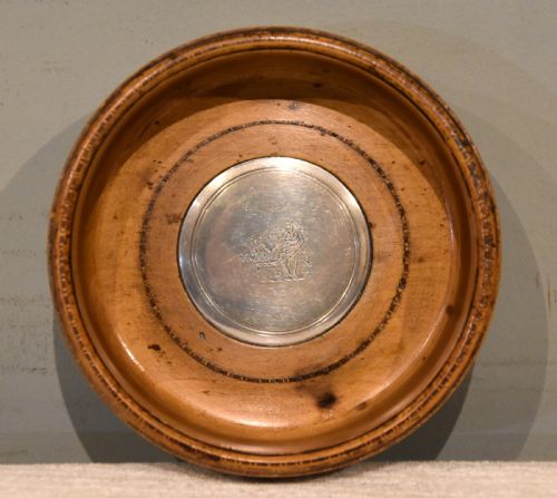 18TH CENTURY ROLLED PAPER BOTTLE COASTER - ADDITIONAL PHOTO 1