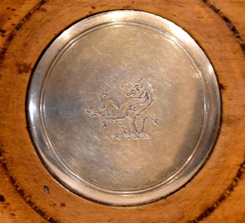 18TH CENTURY ROLLED PAPER BOTTLE COASTER - ADDITIONAL PHOTO 2