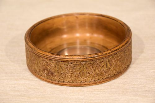 18TH CENTURY ROLLED PAPER BOTTLE COASTER - ADDITIONAL PHOTO 6