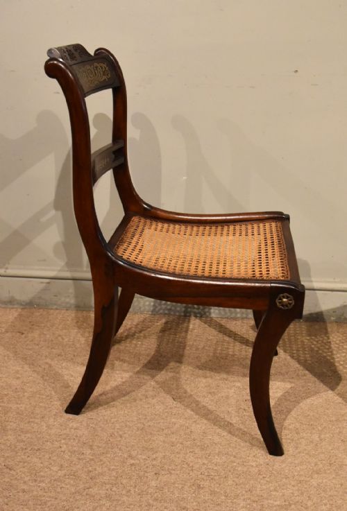PAIR OF FINE QUALITY REGENCY ROSEWOOD CHAIRS - ADDITIONAL PHOTO 6
