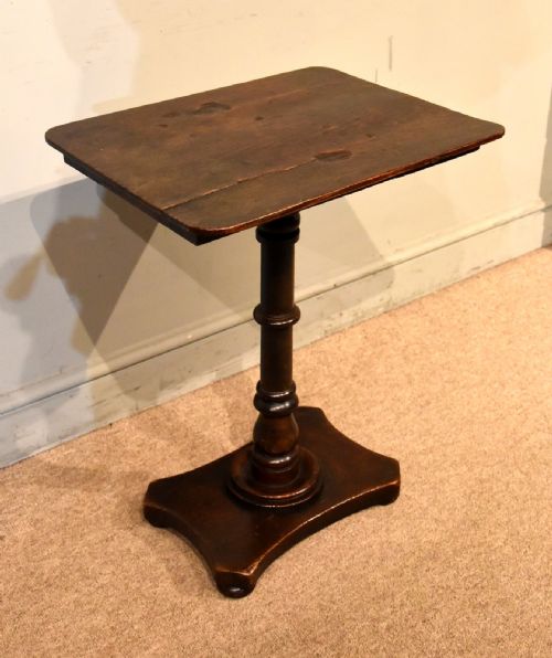 early 19th century rectangular lamp wine table - CATEGORY: ANTIQUE TABLES - DATED 19TH CENTURY