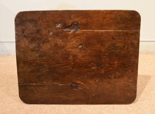 EARLY 19TH CENTURY RECTANGULAR LAMP WINE TABLE - ADDITIONAL PHOTO 3