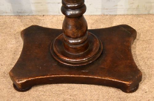 EARLY 19TH CENTURY RECTANGULAR LAMP WINE TABLE - ADDITIONAL PHOTO 5