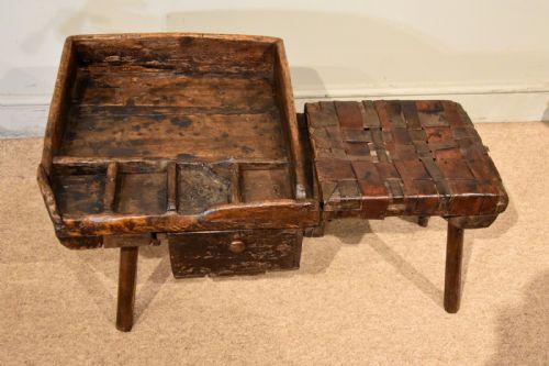 FRENCH 19TH CENTURY COBBLERS TABLE - ADDITIONAL PHOTO 1