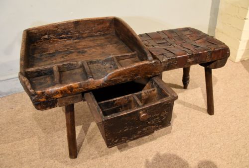 FRENCH 19TH CENTURY COBBLERS TABLE - ADDITIONAL PHOTO 2