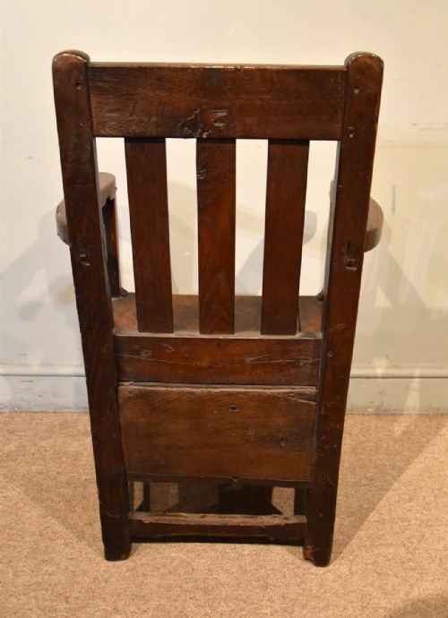 18TH CENTURY BOX SEAT LAMBING CHAIR - ADDITIONAL PHOTO 4