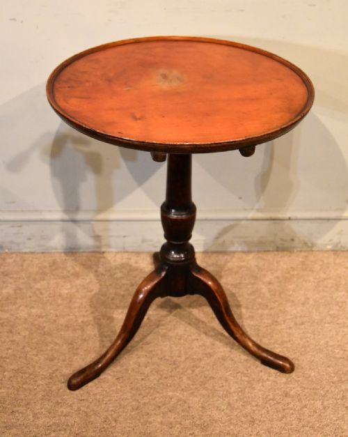 george iii oakpainted fruitwood tripod table - CATEGORY: ANTIQUE TABLES - DATED GEORGIAN