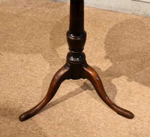 GEORGE III OAKPAINTED FRUITWOOD TRIPOD TABLE - ADDITIONAL PHOTO 5