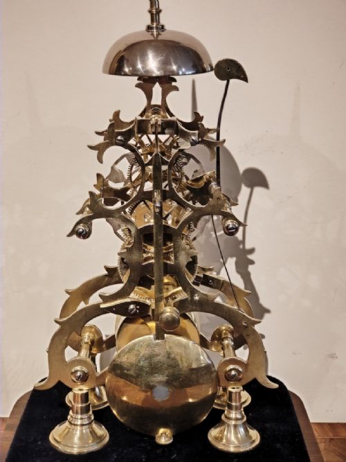 DOMED SKELETON TIMEPIECE WITH STRIKING CHAPTER RING - ADDITIONAL PHOTO 5