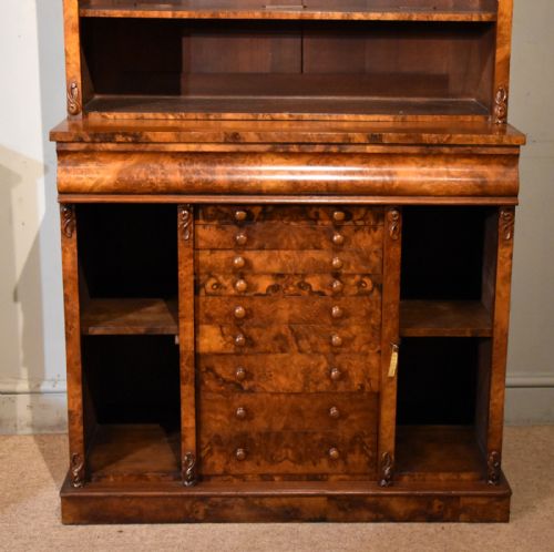 MID 19TH CENTURY VICTORIAN BOOKCASE - ADDITIONAL PHOTO 1