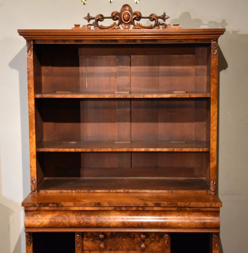 MID 19TH CENTURY VICTORIAN BOOKCASE - ADDITIONAL PHOTO 2