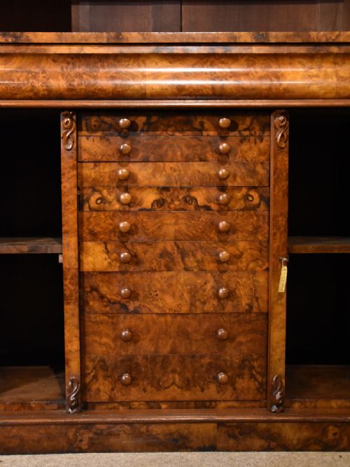 MID 19TH CENTURY VICTORIAN BOOKCASE - ADDITIONAL PHOTO 4