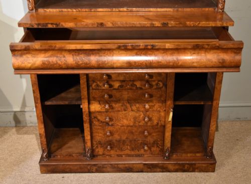 MID 19TH CENTURY VICTORIAN BOOKCASE - ADDITIONAL PHOTO 5