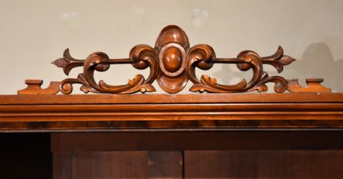 MID 19TH CENTURY VICTORIAN BOOKCASE - ADDITIONAL PHOTO 7