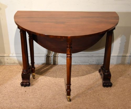 WILLIAM IV DROP LEAF SUTHERLAND TABLE IN GONCALO ALVES - ADDITIONAL PHOTO 1