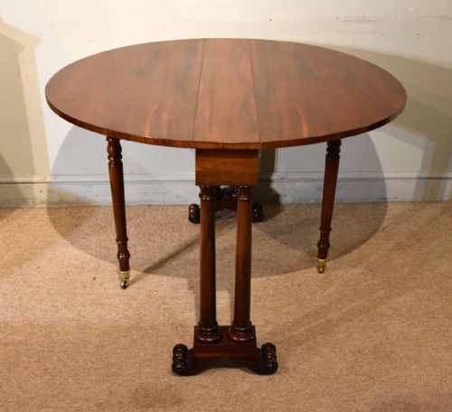 WILLIAM IV DROP LEAF SUTHERLAND TABLE IN GONCALO ALVES - ADDITIONAL PHOTO 2
