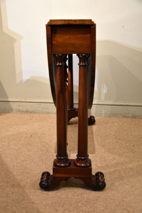 WILLIAM IV DROP LEAF SUTHERLAND TABLE IN GONCALO ALVES - ADDITIONAL PHOTO 6