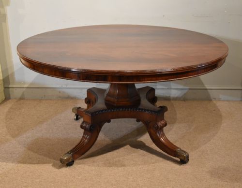 REGENCY ROSEWOOD TILTING CENTRE TABLE - ADDITIONAL PHOTO 5
