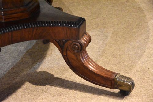 REGENCY ROSEWOOD TILTING CENTRE TABLE - ADDITIONAL PHOTO 8