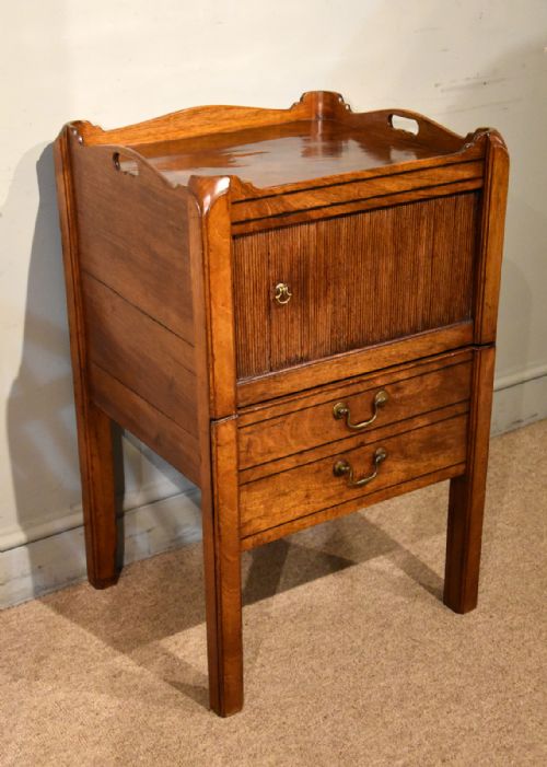 18TH CENTURY MAHOGANY BEDSIDE COMMODE - ADDITIONAL PHOTO 1