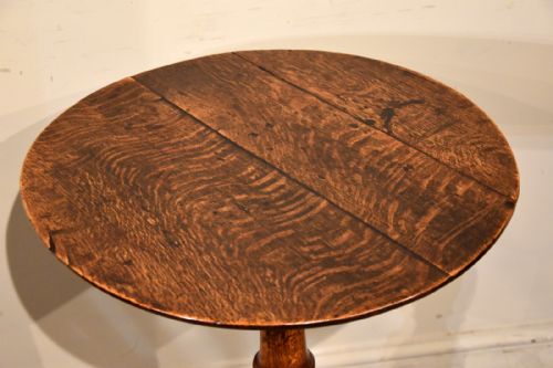 GEORGE III OAK TRIPOD TABLE - ADDITIONAL PHOTO 2