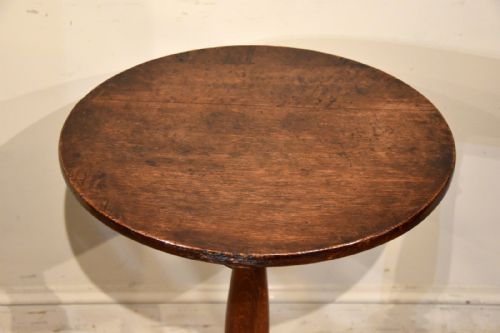 GEORGE III OAK TRIPOD TABLE - ADDITIONAL PHOTO 2