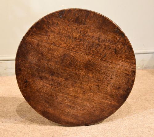 GEORGE III OAK TRIPOD TABLE - ADDITIONAL PHOTO 3