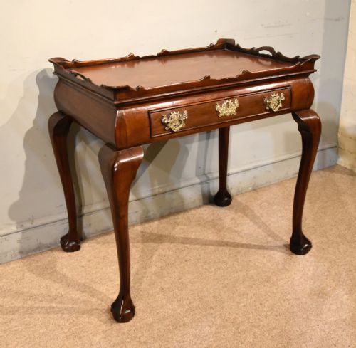 18TH CENTURY MAHOGANY SILVER TABLE - ADDITIONAL PHOTO 4