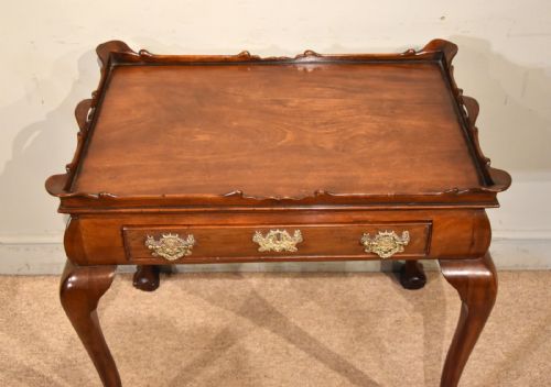 18TH CENTURY MAHOGANY SILVER TABLE - ADDITIONAL PHOTO 5
