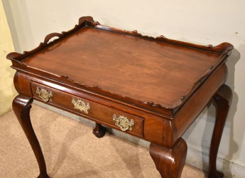 18TH CENTURY MAHOGANY SILVER TABLE - ADDITIONAL PHOTO 7