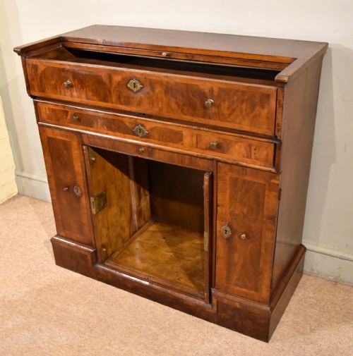 MID 18TH CENTURY WALNUT COLLECTORS DESK - ADDITIONAL PHOTO 7