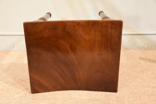 GEORGE III GILLOWS MAHOGANY STOOL - ADDITIONAL PHOTO 3