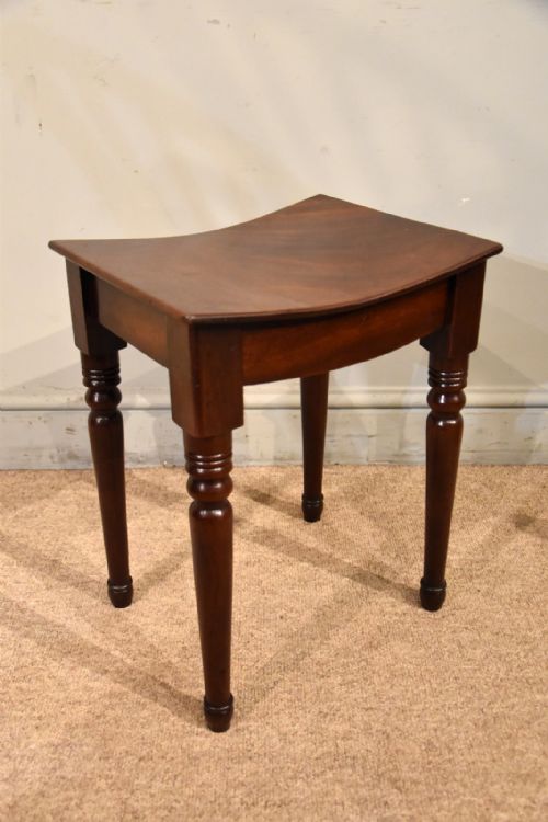 GEORGE III GILLOWS MAHOGANY STOOL - ADDITIONAL PHOTO 5