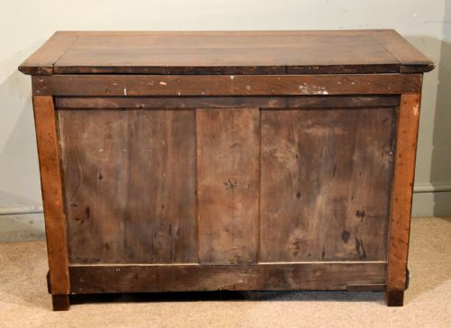 FRENCH PROVINCIAL CHERRY WOOD CHEST COMMODE - ADDITIONAL PHOTO 8