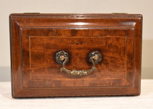 18TH CENTURY MAHOGANY TEA CADDY CHEST - ADDITIONAL PHOTO 5