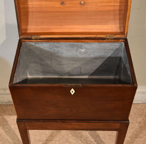 REGENCY PERIOD MAHOGANY WINE COOLER - ADDITIONAL PHOTO 3