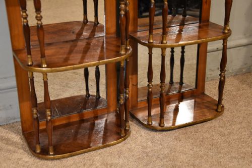 REGENCY ROSEWOOD AND GILDED WALL SHELVES - ADDITIONAL PHOTO 2