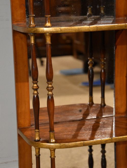 REGENCY ROSEWOOD AND GILDED WALL SHELVES - ADDITIONAL PHOTO 4