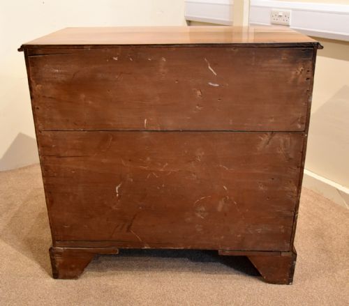 GEORGE III FADED MAHOGANY CHEST OF DRAWERS - ADDITIONAL PHOTO 6