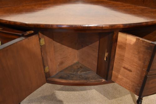 RARE GEORGE III MAHOGANY CORNER SIDEBOARD - ADDITIONAL PHOTO 3