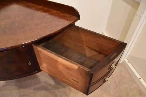 RARE GEORGE III MAHOGANY CORNER SIDEBOARD - ADDITIONAL PHOTO 4