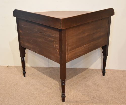 RARE GEORGE III MAHOGANY CORNER SIDEBOARD - ADDITIONAL PHOTO 11