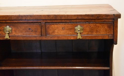 19TH CENTURY WALNUT AND ELM DRESSER SERVER - ADDITIONAL PHOTO 4