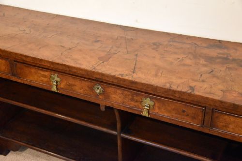 19TH CENTURY WALNUT AND ELM DRESSER SERVER - ADDITIONAL PHOTO 5