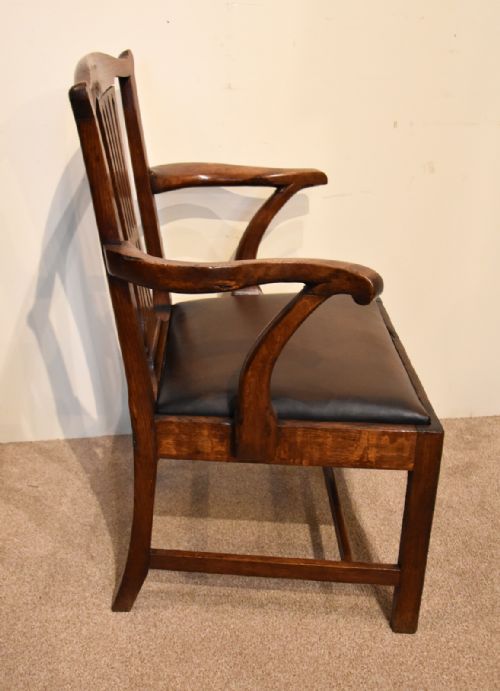 MID 18TH CENTURY ELM ARMCHAIR - ADDITIONAL PHOTO 2