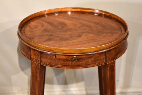 GEORGE III FLAMED MAHOGANY URN STAND - ADDITIONAL PHOTO 1