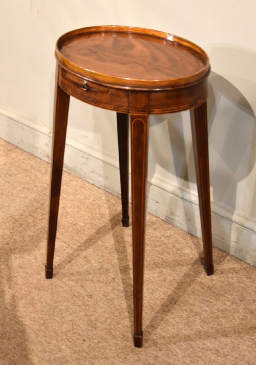 GEORGE III FLAMED MAHOGANY URN STAND - ADDITIONAL PHOTO 2