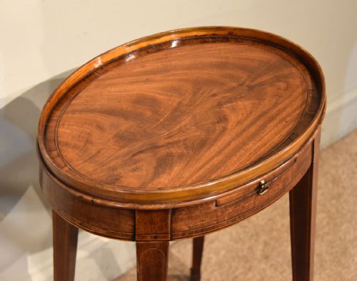 GEORGE III FLAMED MAHOGANY URN STAND - ADDITIONAL PHOTO 4