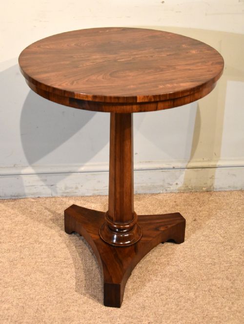 william iv figured rosewood occasional table - CATEGORY: ANTIQUE TABLES - DATED 19TH CENTURY
